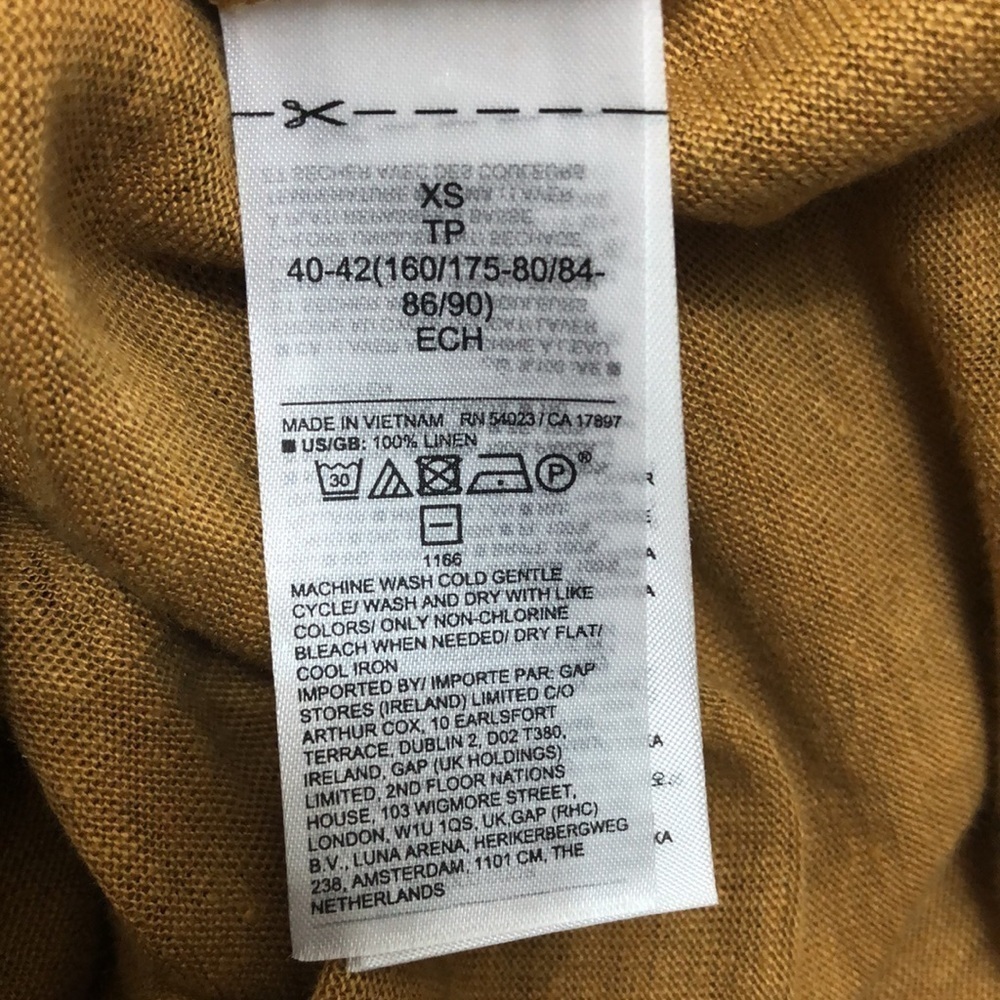 Banana Republic Women’s Linen Short Sleeve Polo | NWOT - Picture 8 of 8
